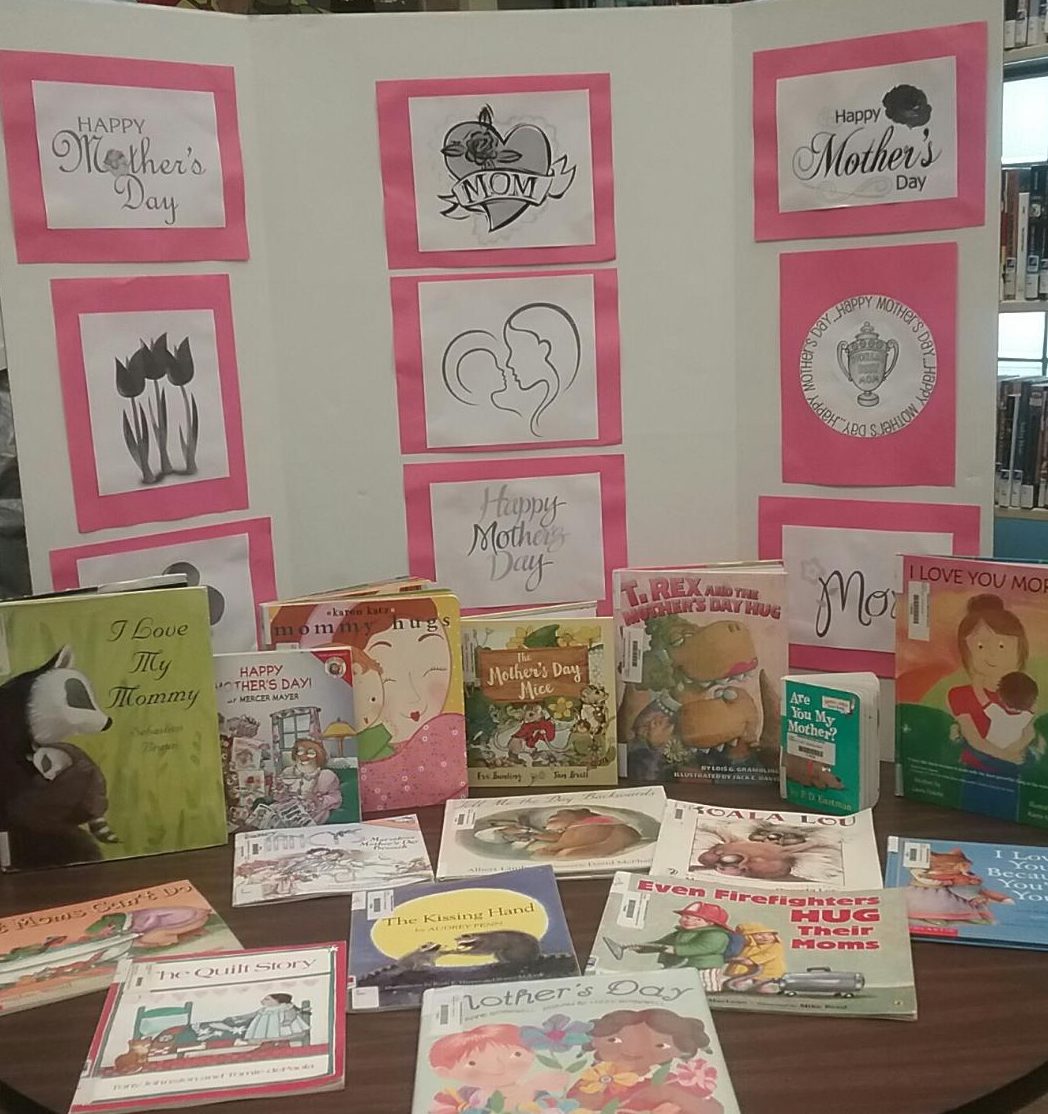 Mother's Day Book Display