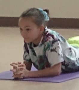 Yoga student